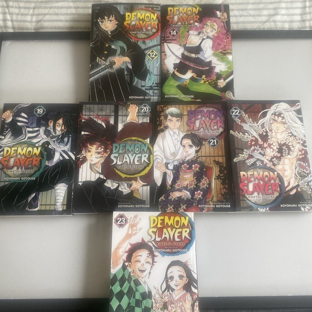 Demon Slayer Volumes 12, 14, 19-23